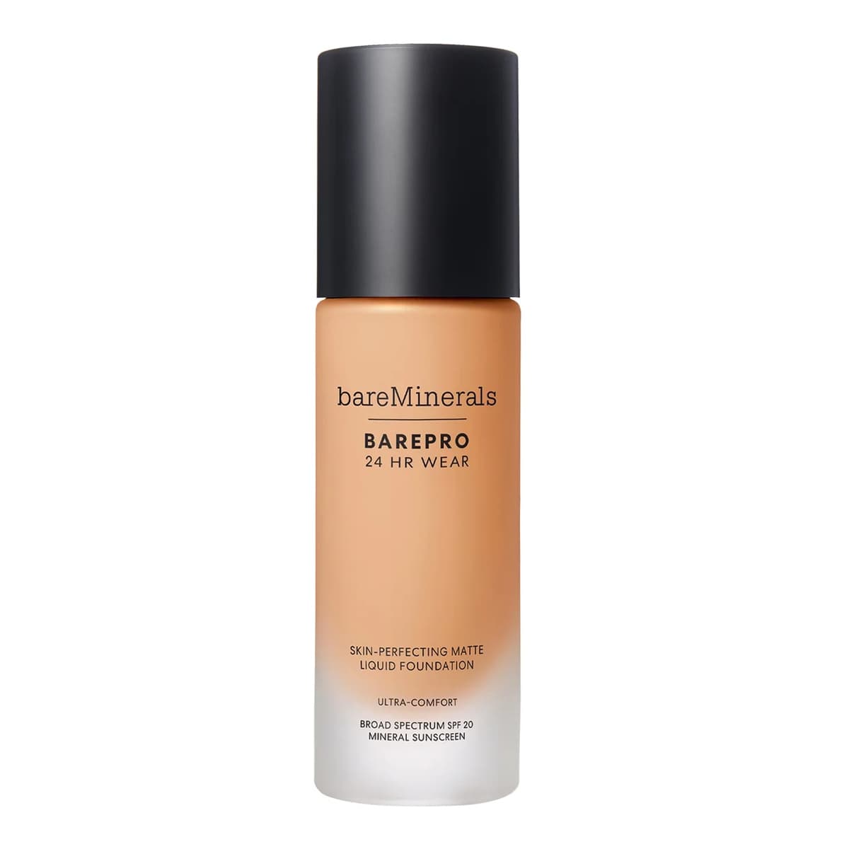 BAREPRO 24 Hour Matte Liquid Foundation Mineral SPF 20, Med. 30 Warm