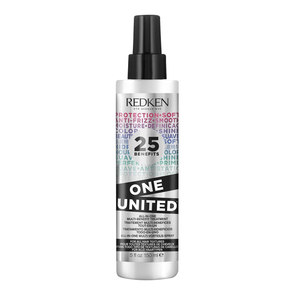 One United Multi-Benefit Treatment Spray, 25 Benefits, Heat Protection, Detangling and Conditioning