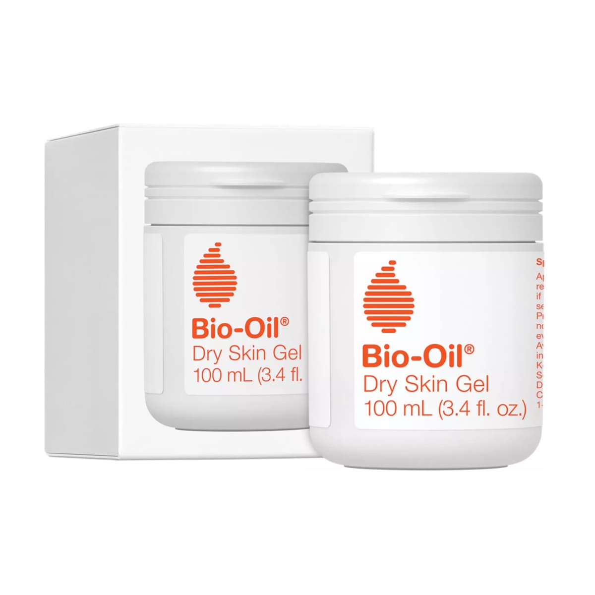 Dry Skin Gel Individual Tub Body Moisturizer, Fast Hydration, Vitamin B3, Non-Comedogenic
