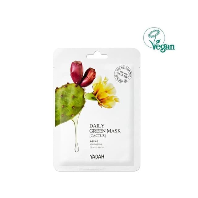 Daily Green Cactus Mask 1pc