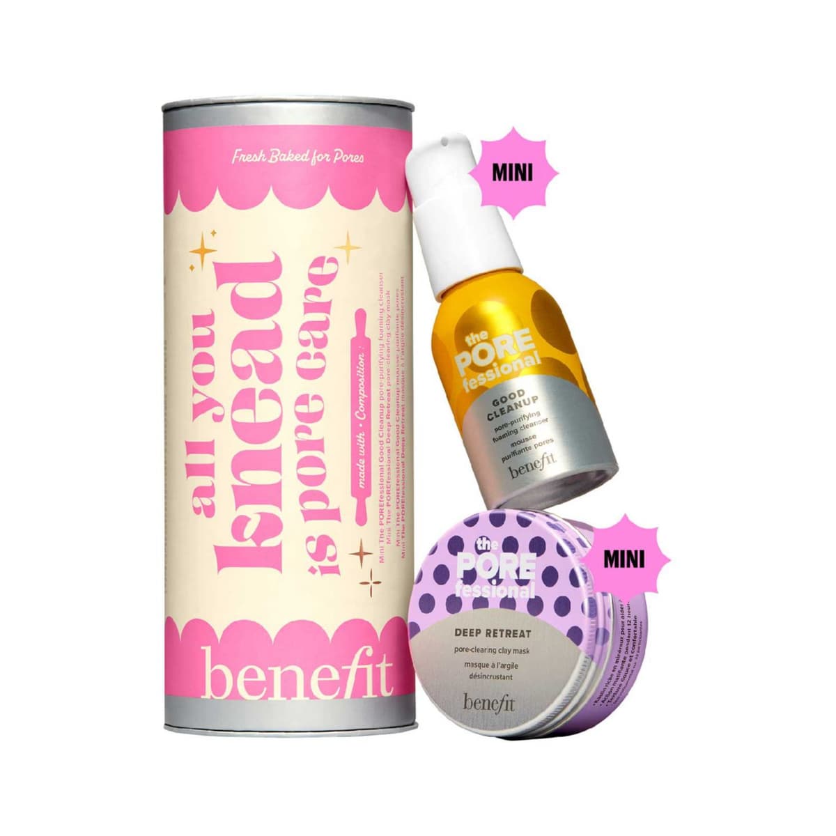 All You Knead is Pore Care Foaming Cleanser & Clay Mask Duo