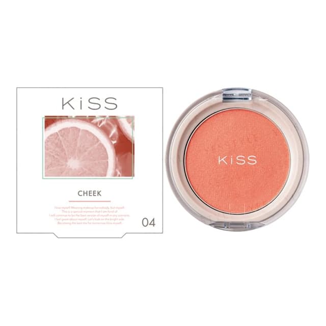 kiss Crealdi Blush Cheek 04 Sunny Orange