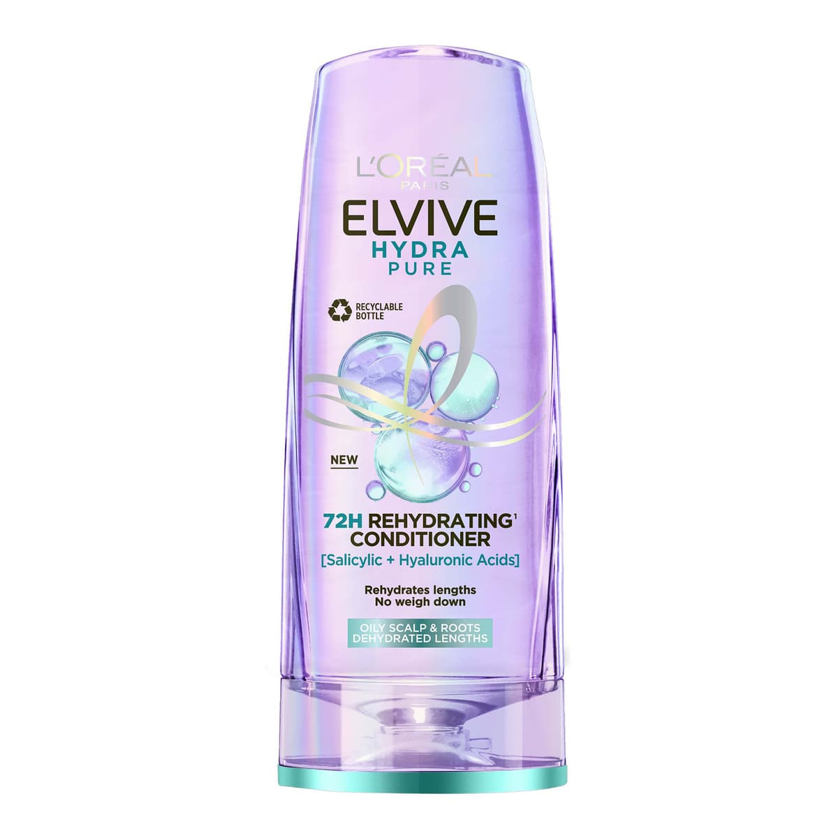 Elvive Hydra Pure 72h Rehydrating Conditioner with Hyaluronic and Salicylic Acids