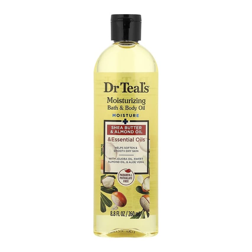 Moisturizing Bath & Body Oil, Shea Butter & Almond Oil
