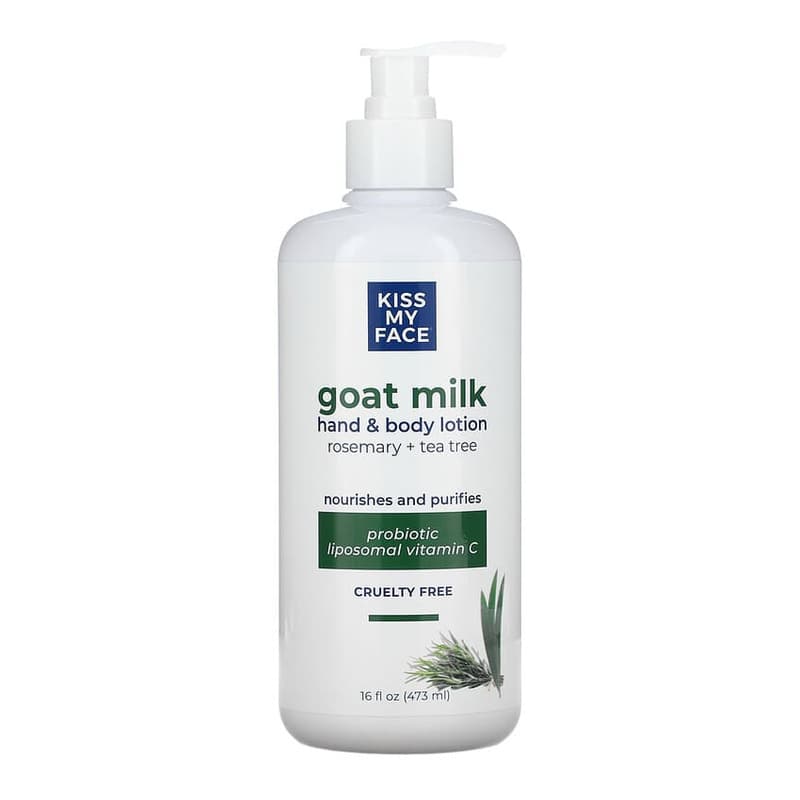 Goat Milk Hand & Body Lotion, Rosemary + Tea Tree