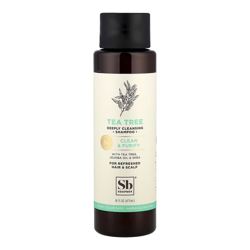 Tea Tree Deeply Cleansing Shampoo, Clean & Purify
