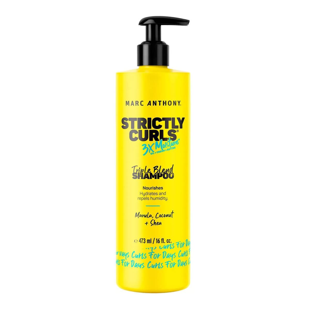 Strictly Curls 3x Moisture Shampoo for Curly Hair - Shea Butter & Marula Oil