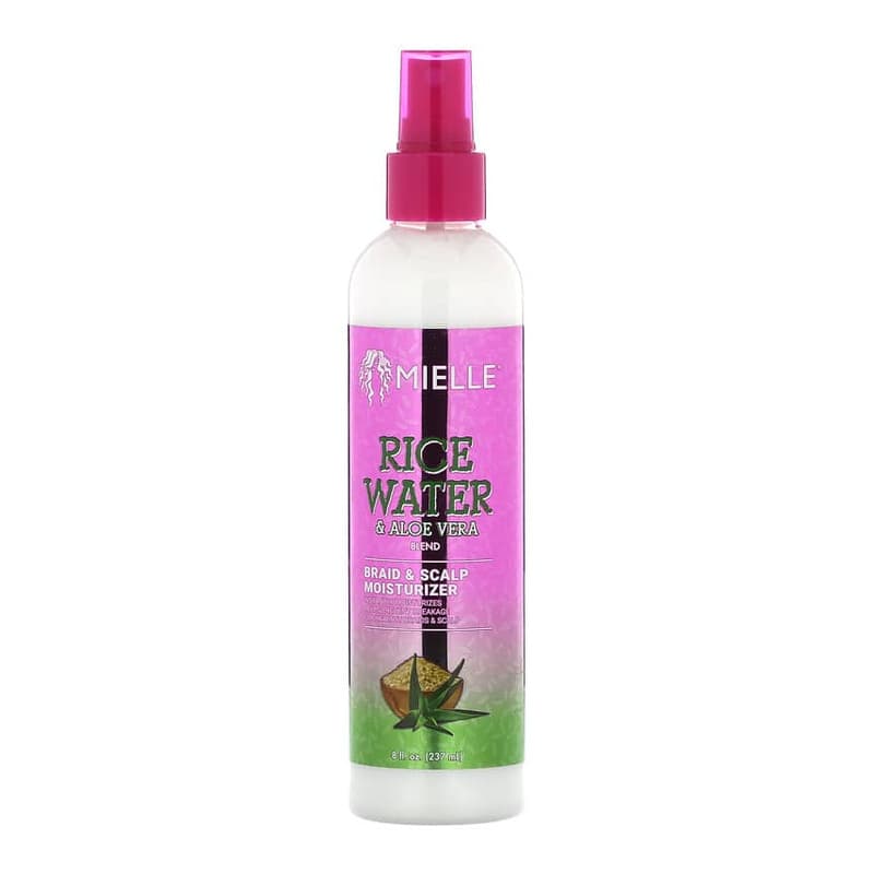 Braid & Scalp Moisturizer, Rice Water & Aloe Vera Blend