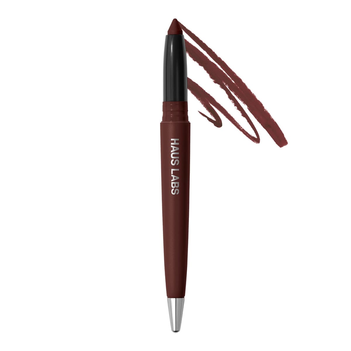 Le Monster Lip Crayon Vegan Lipstick and Lip Liner, Mahogany Matte