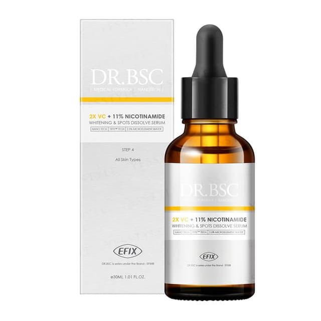 DR.BSC 2X VC + 11% Nicotinamide Whitening & Spots Dissolve Serum