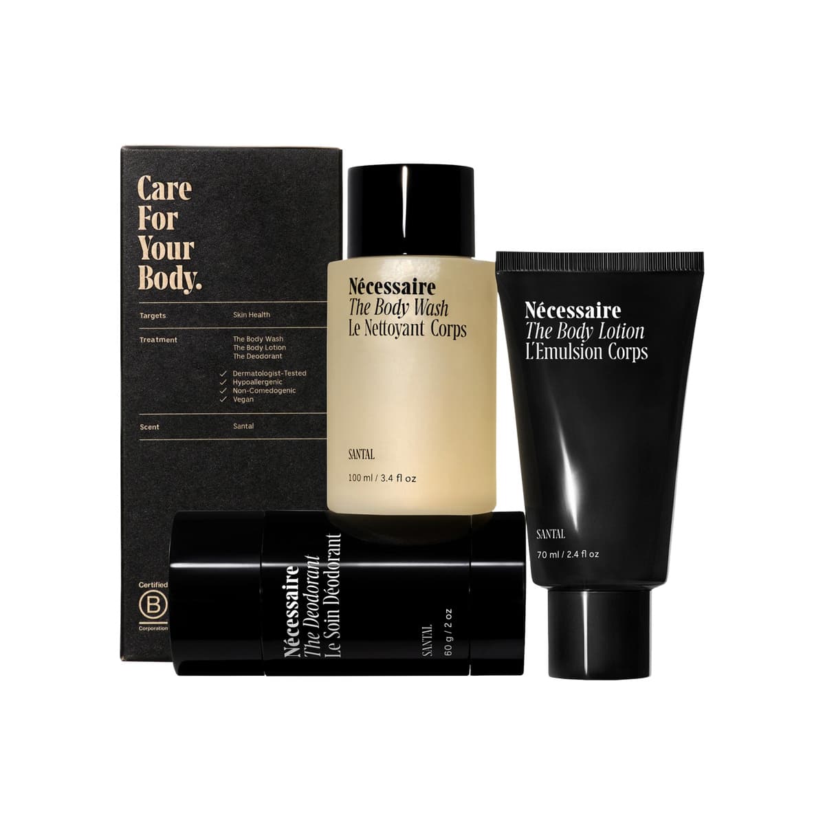 Santal Body Essentials Set - Trial + Travel