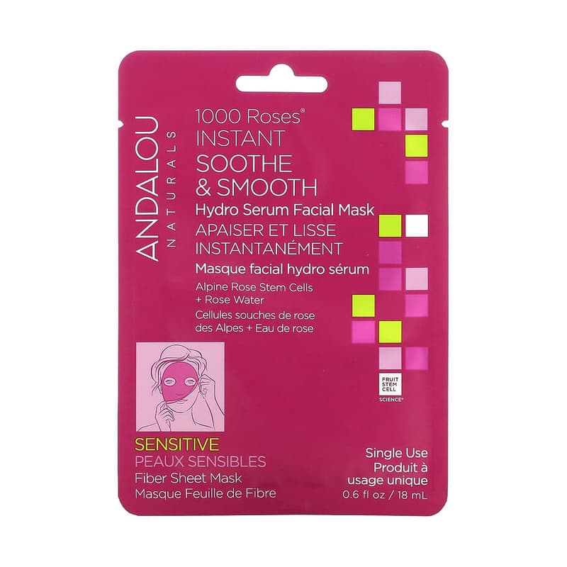 Instant Soothe & Smooth, Hydro Serum Beauty Facial Mask