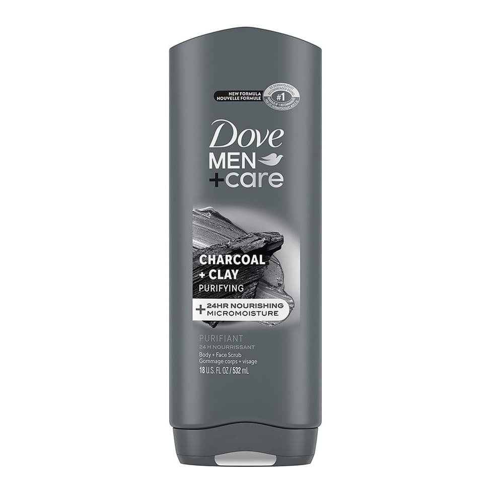 Body and Face Wash Charcoal + Clay