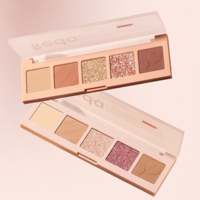 5-Color Ruler Eyeshadow (3-4), #3 Clear Pink Purple