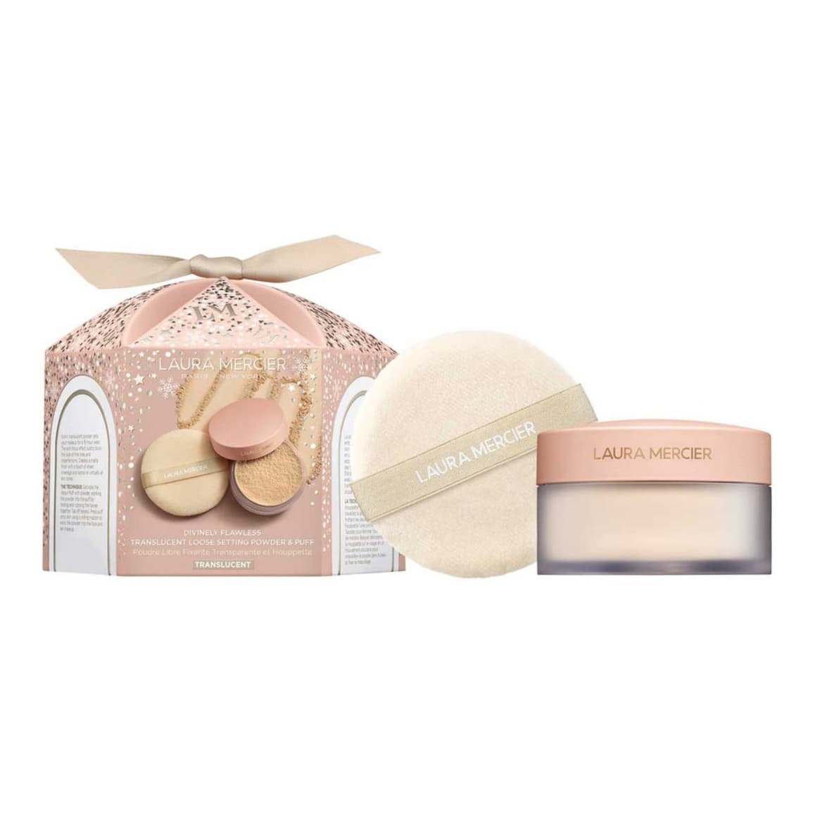 Divinely Flawless Translucent Loose Setting Powder & Velour Puff