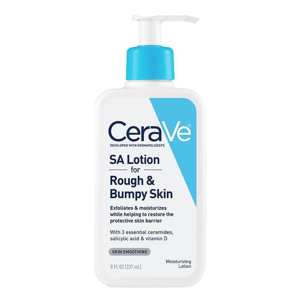 SA Lotion, Lightweight Exfoliating Salicylic Body Lotion for Rough & Bumpy Skin Fragrance Free