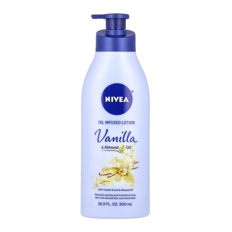 Oil Infused Lotion, Vanilla & Almond Oil