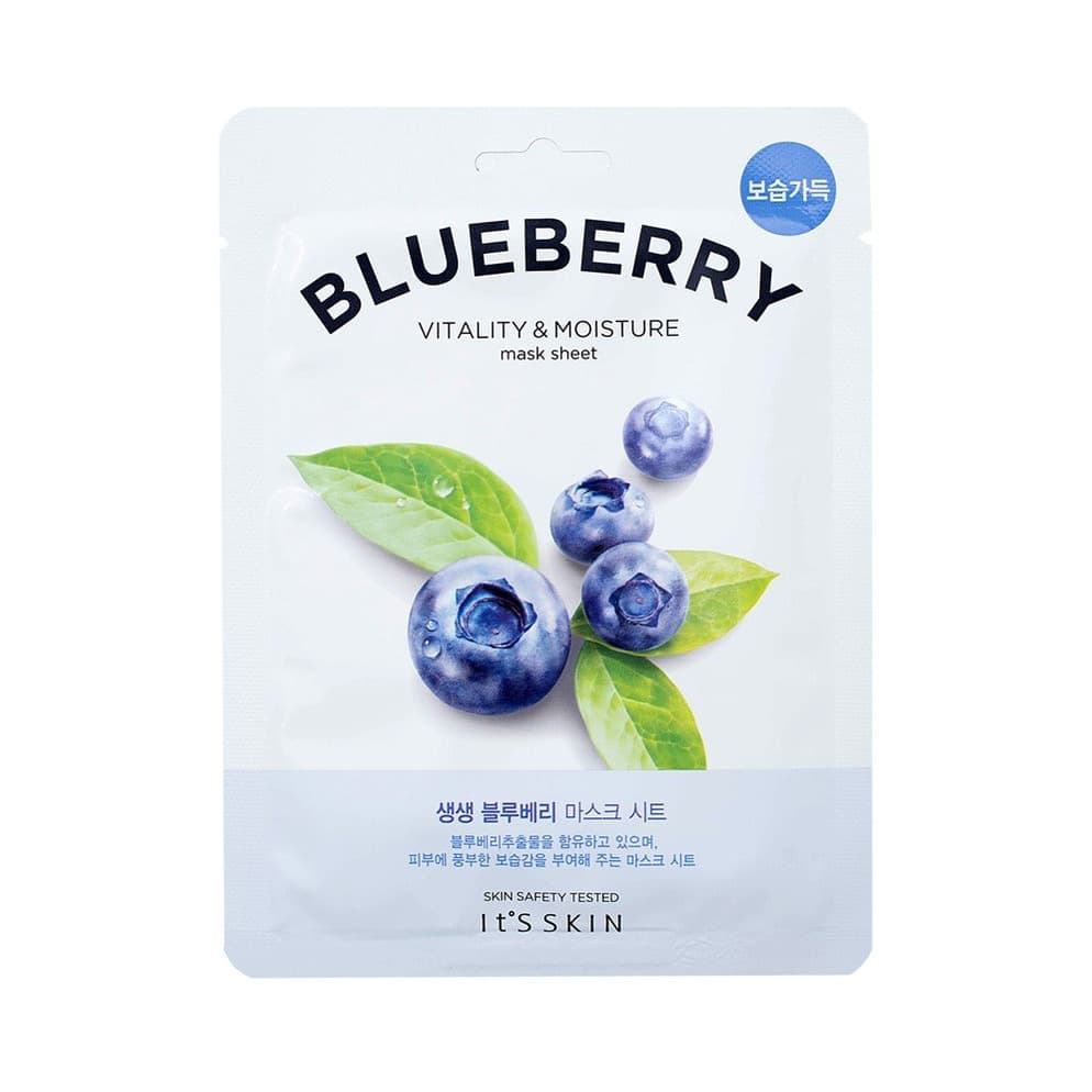 The Fresh Vitality & Moisture Mask Sheet Blueberry