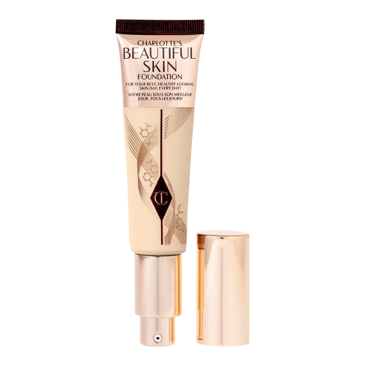 Beautiful Skin Medium Coverage Liquid Foundation with Hyaluronic Acid, #2 Neutral