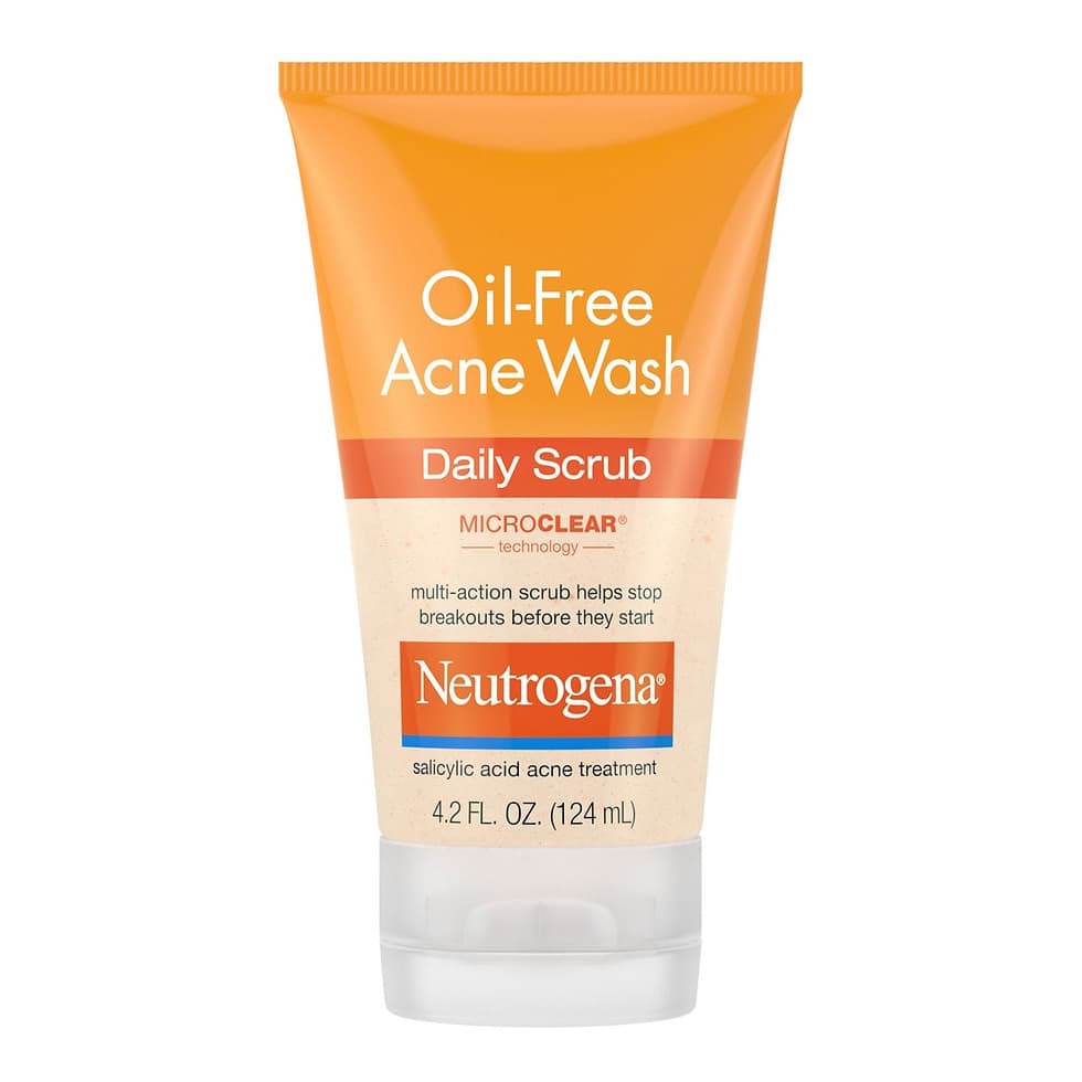 Oil-Free Acne Face Scrub With 2% Salicylic Acid