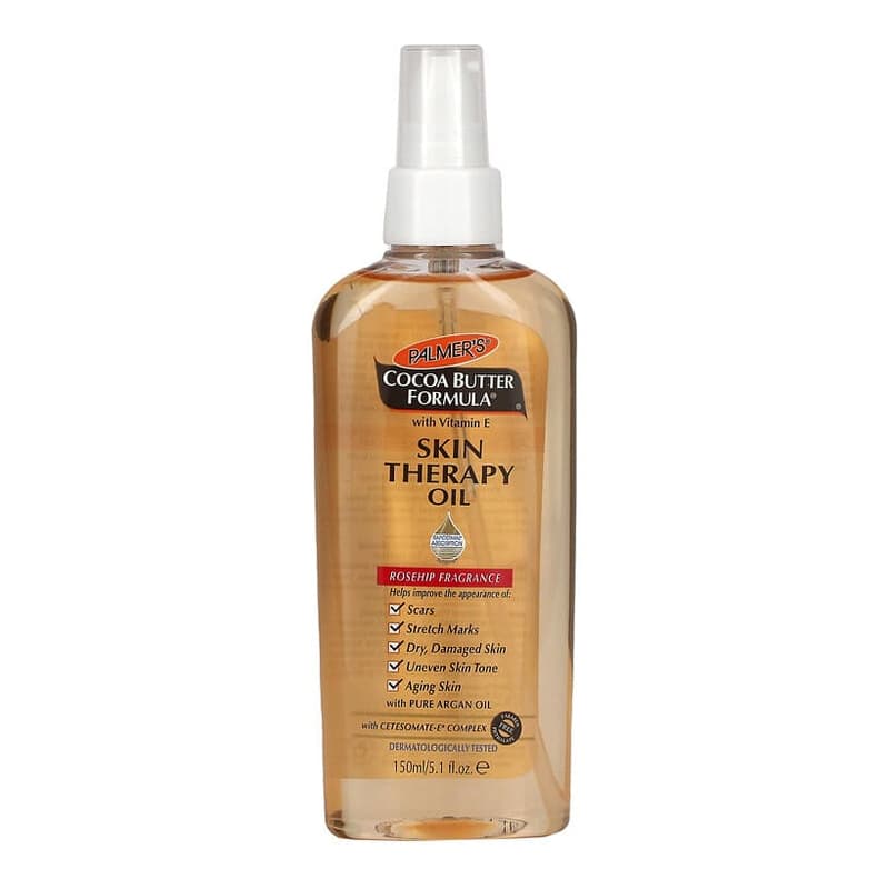 Cocoa Butter Formula with Vitamin E, Skin Therapy Oil, Rosehip Fragrance