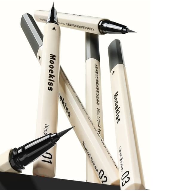 Fluent and Thin Liquid Eyeliner Pencil, #02# Natural Brown