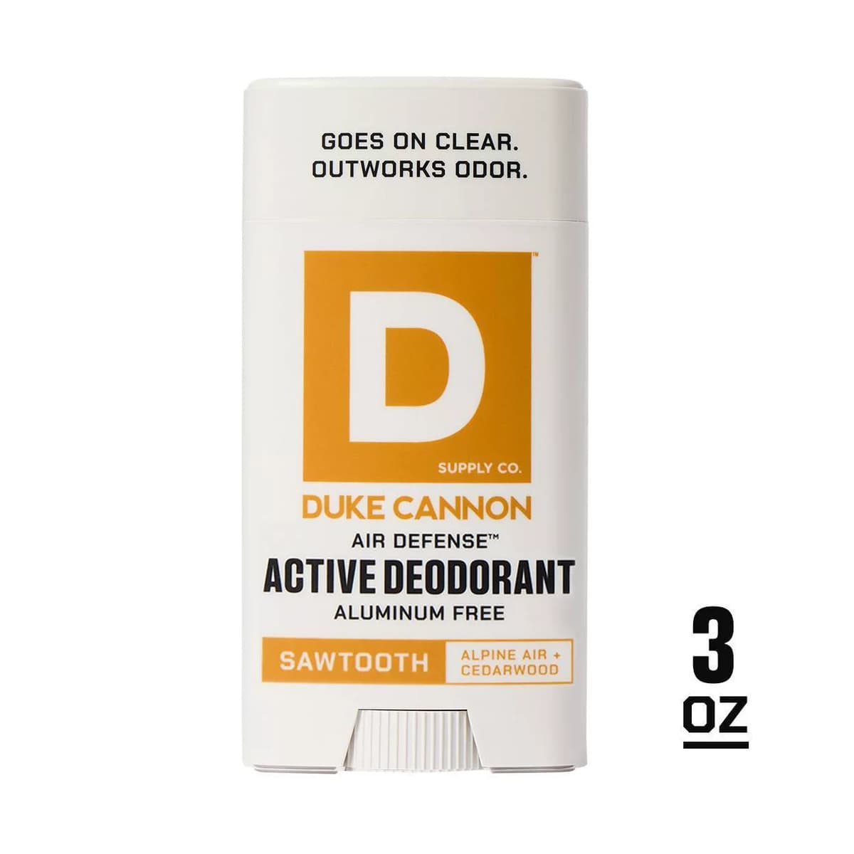 Air Defense Active Aluminum-Free Deodorant Stick for Men - Sawtooth