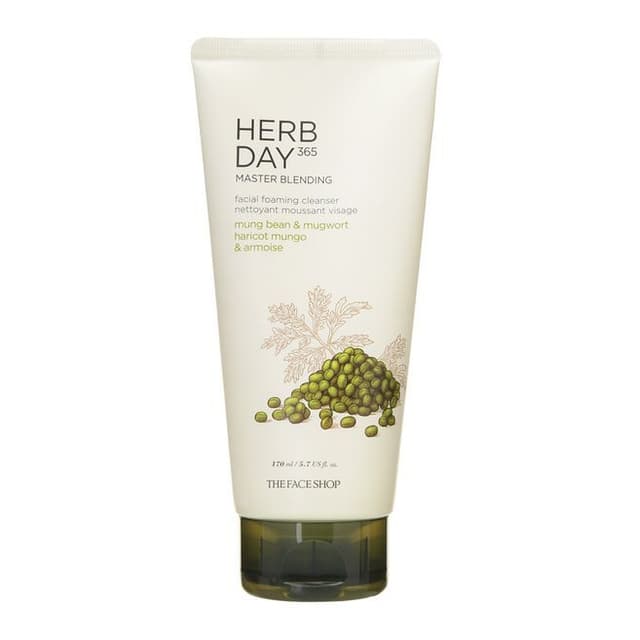 Herb Day 365 Master Blending Cleansing Foam, Mung Bean & Mugwort
