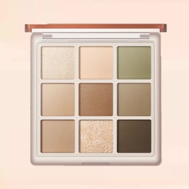 9-Color Eyeshadow, #BR02 Brownish Green