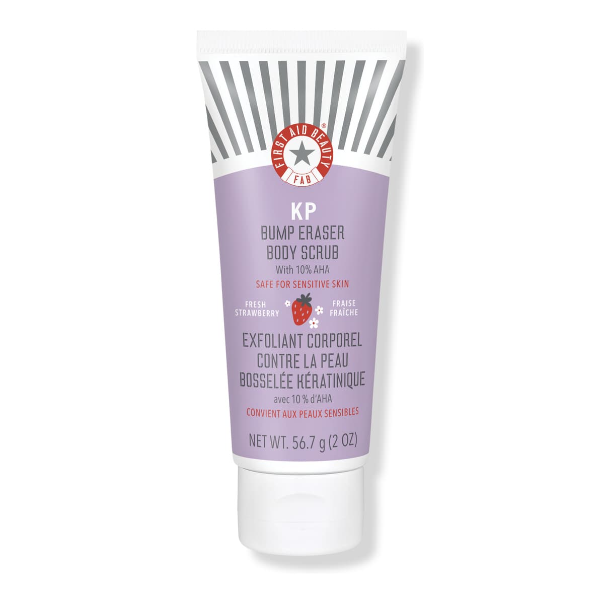 Travel Size KP Bump Eraser Body Scrub Fresh Strawberry