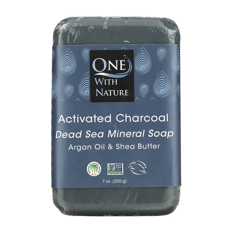 Dead Sea Mineral Soap Bar, Activated Charcoal
