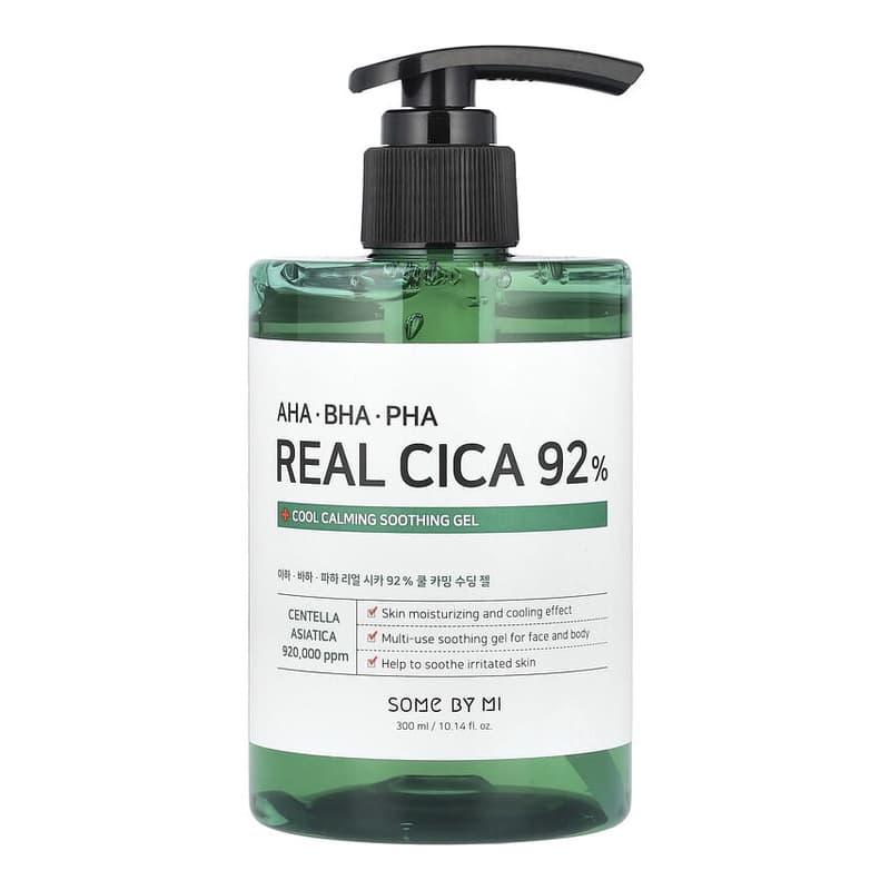 AHA/BHA/PHA, Real Cica 92% + Cool Calming Soothing Gel