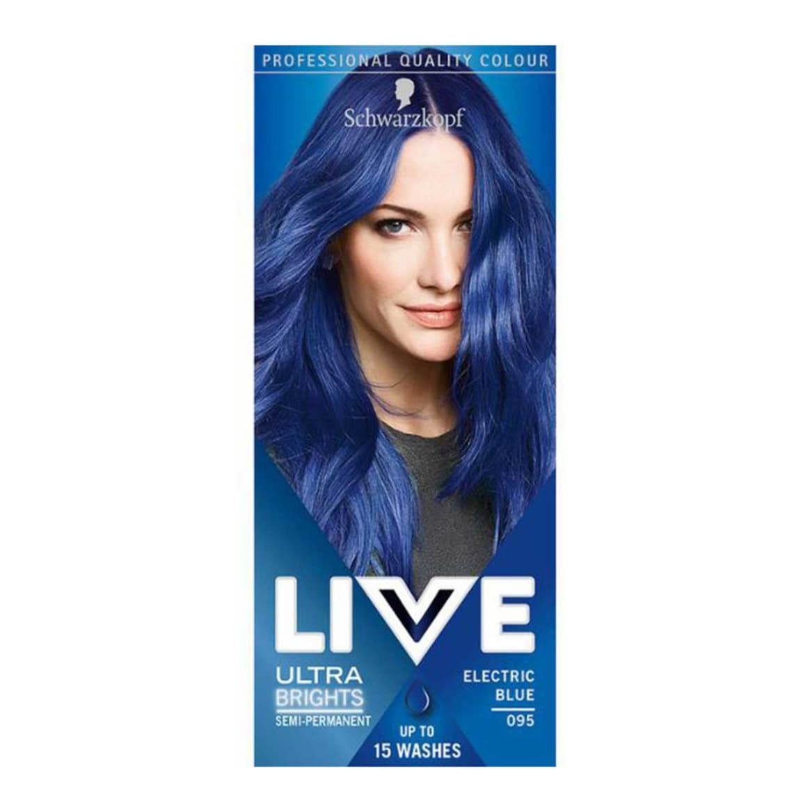 LIVE Electric Blue 095 Semi-Permanent Hair Dye
