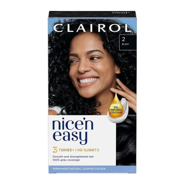 Clairol Nice'n Easy Hair Dye 2 Black