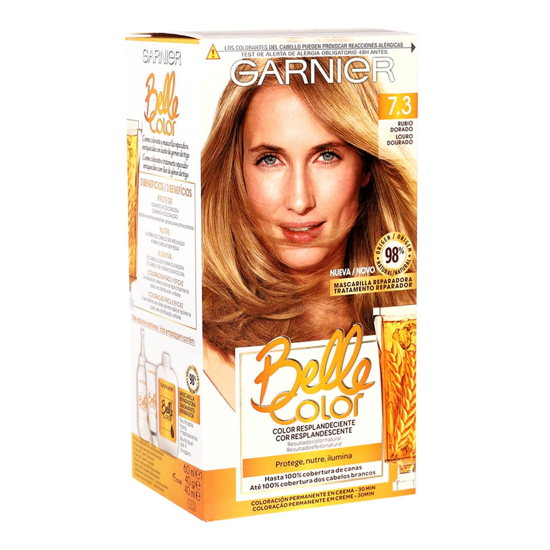 Belle Color Permanent Hair Dye olden Blonde