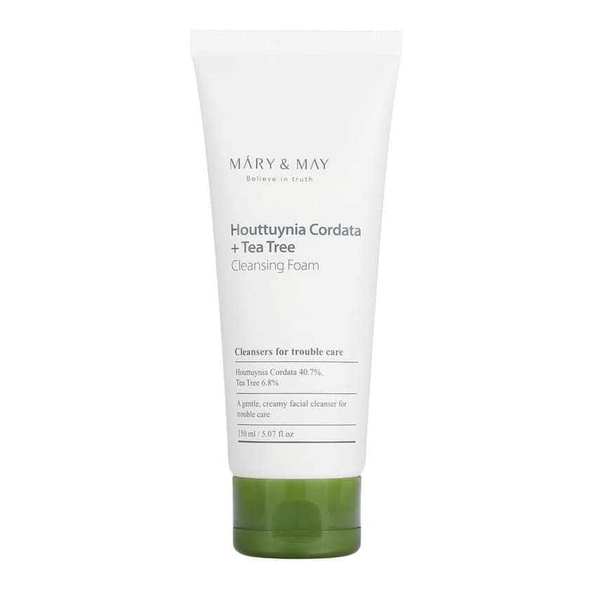 Houttuynia Cordata + Tea Tree, Cleansing Foam