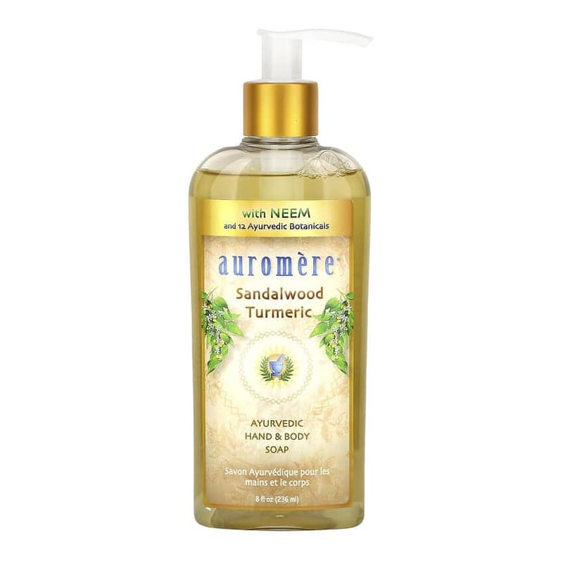 Ayurvedic Hand & Body Soap, Sandalwood Turmeric