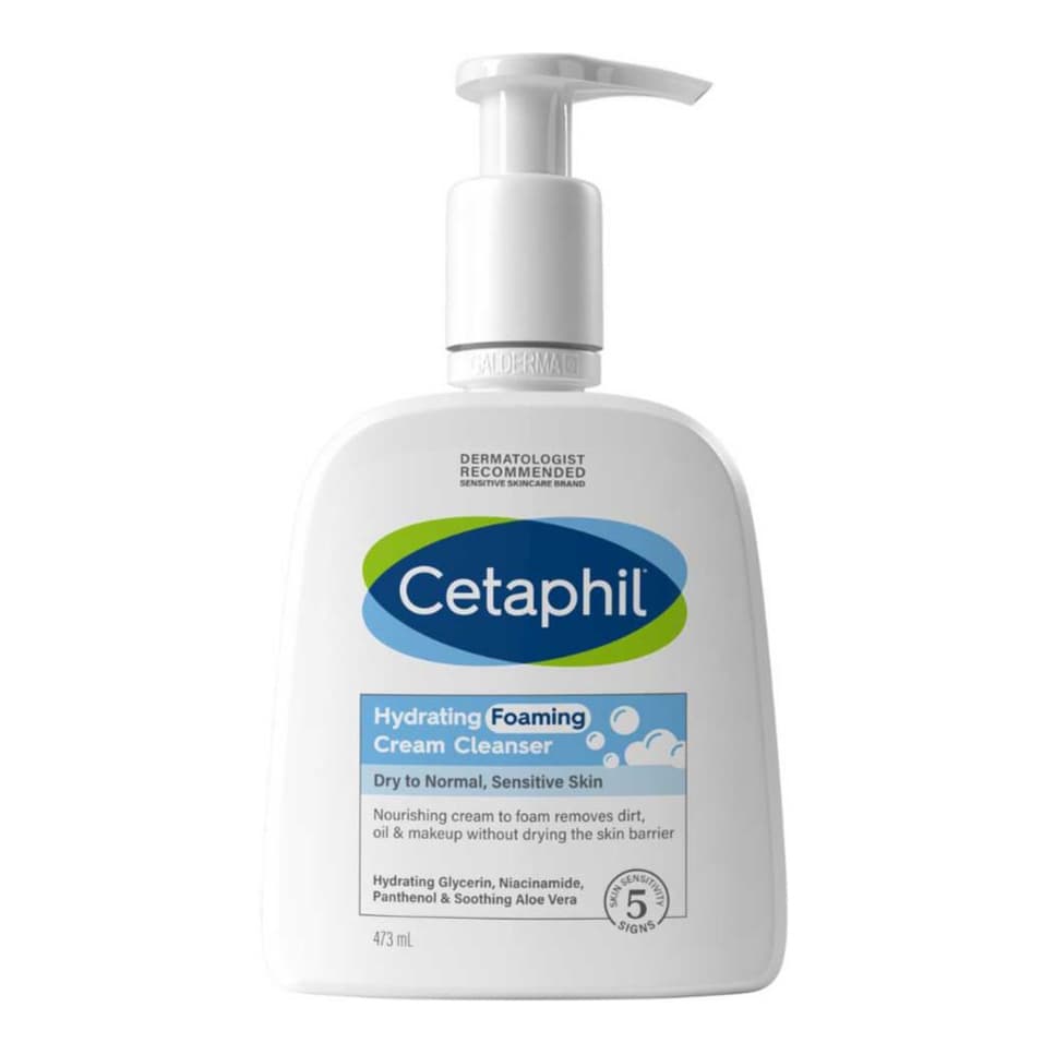Hydrating Foaming Cream Cleanser for Normal to Dry Sensitive Skin