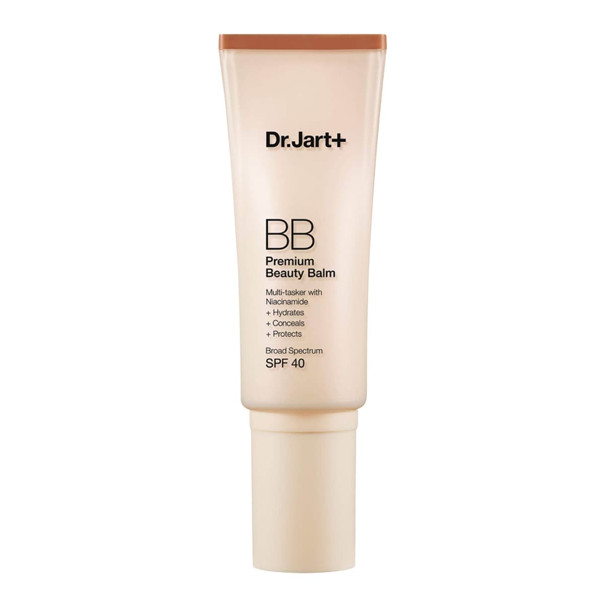 Premium BB Tinted Moisturizer with Niacinamide and SPF 40, Deep Tan - Deep