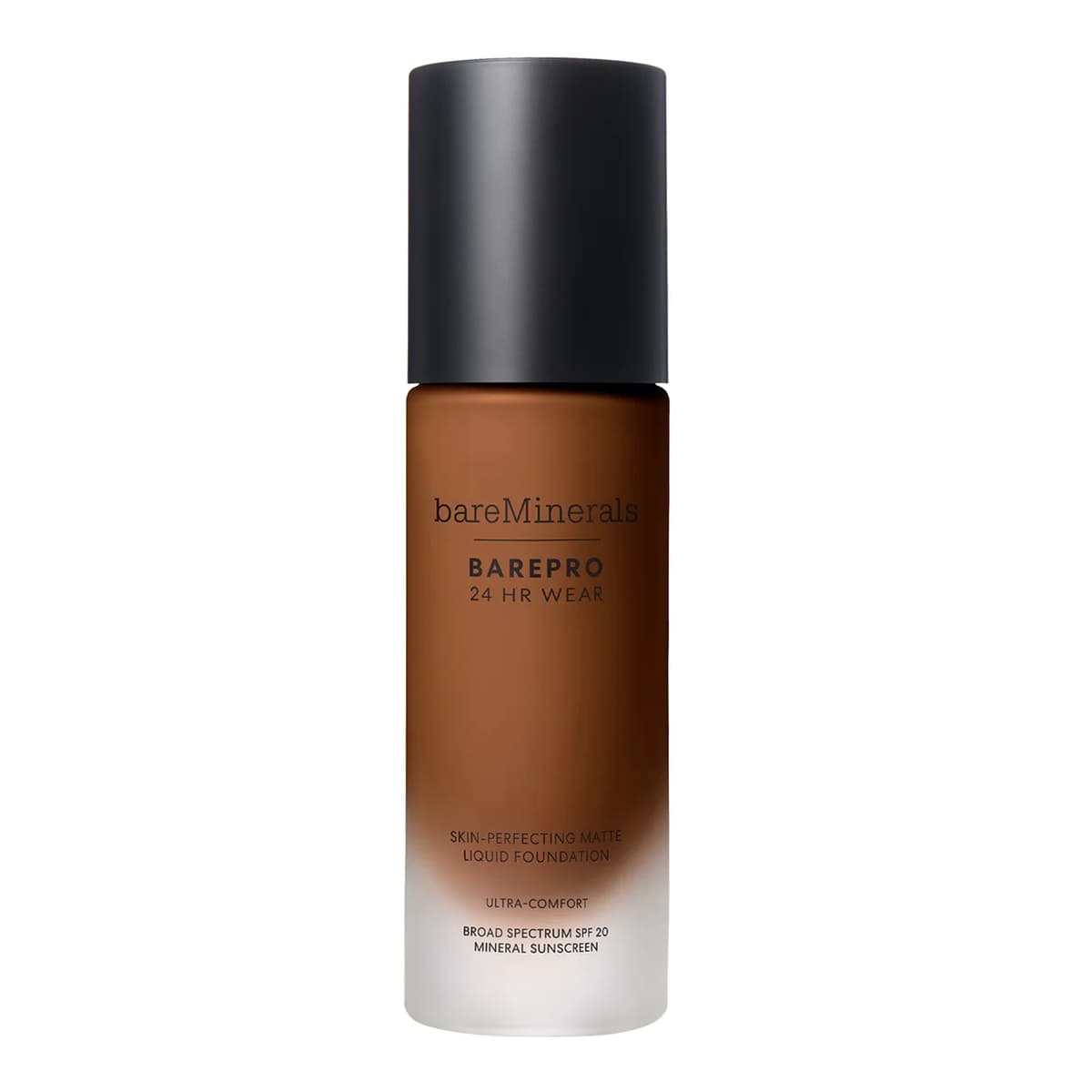 BAREPRO 24 Hour Matte Liquid Foundation Mineral SPF 20, Deep 57 Neutral