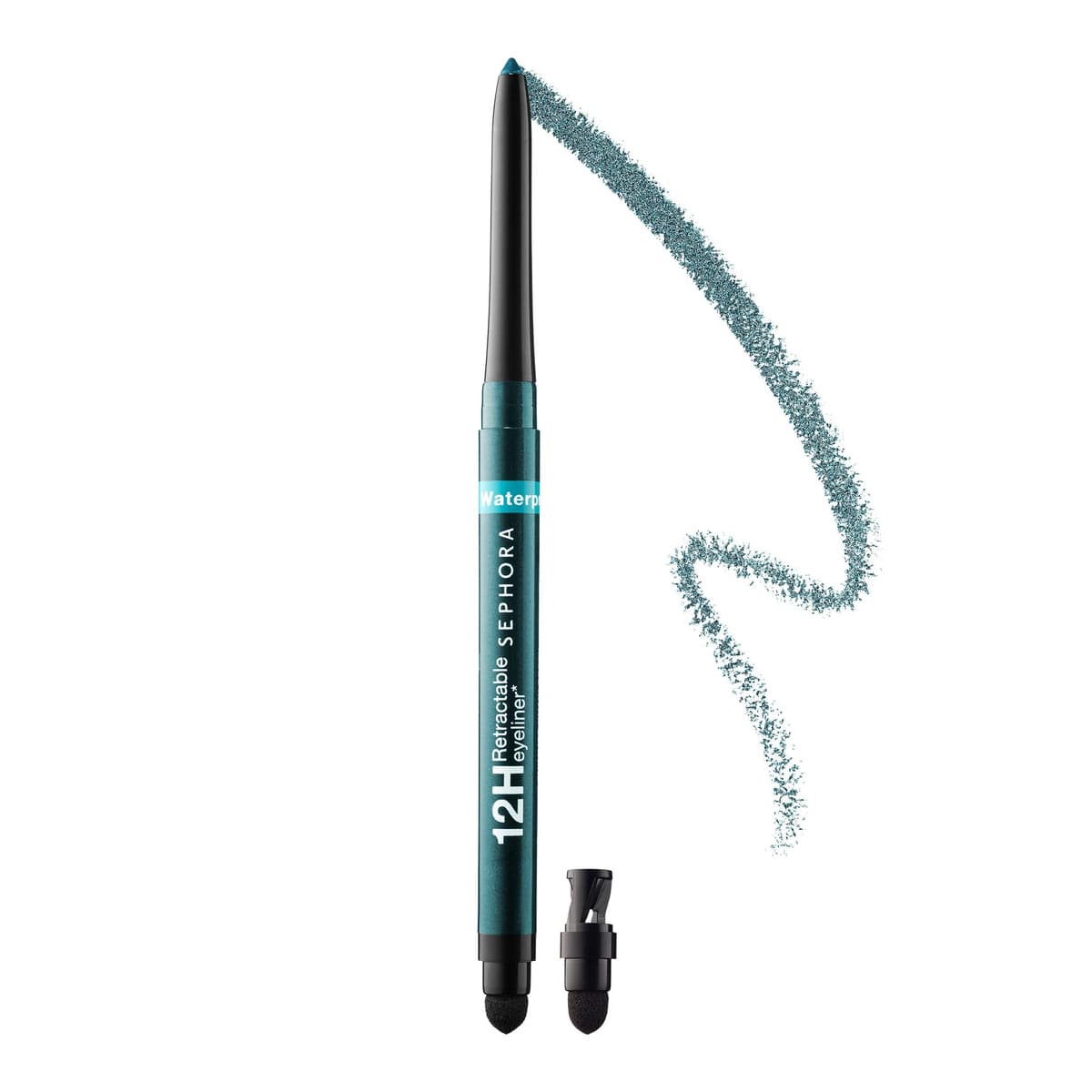 Waterproof 12HR Retractable Eyeliner Pencil, #29 Shimmer Aqua
