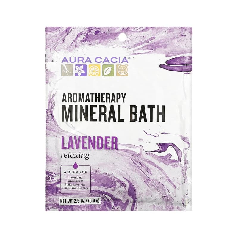 Aromatherapy Mineral Bath, Relaxing Lavender