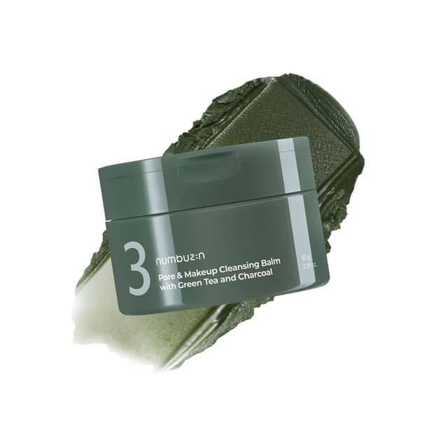 No.3 Pore & Makeup Cleansing Balm With Green Tea And Charcoal