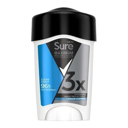Men Maximum Protection Antiperspirant Cream Clean Scent