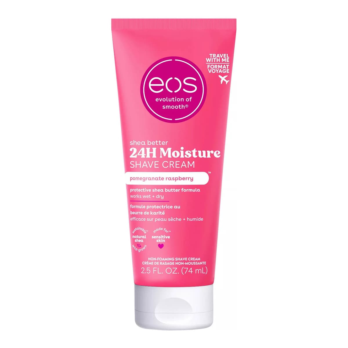 Mini Travel Size Women's Shave Cream - Pomegranate