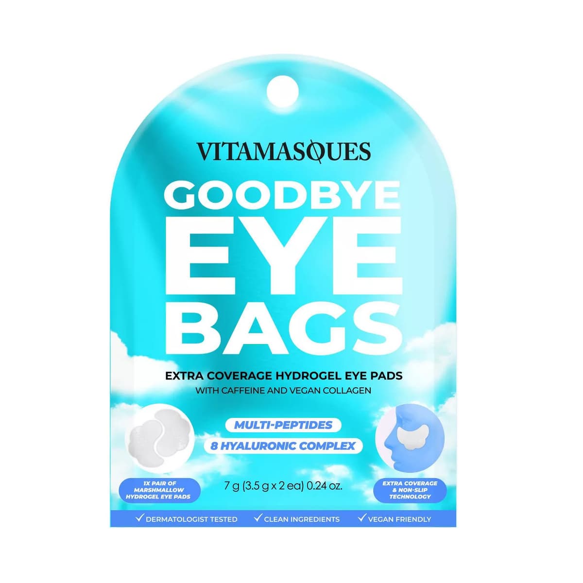 Goodbye Eye Bags Extra Coverage Hydrogel Eye - Marshmallow Mask