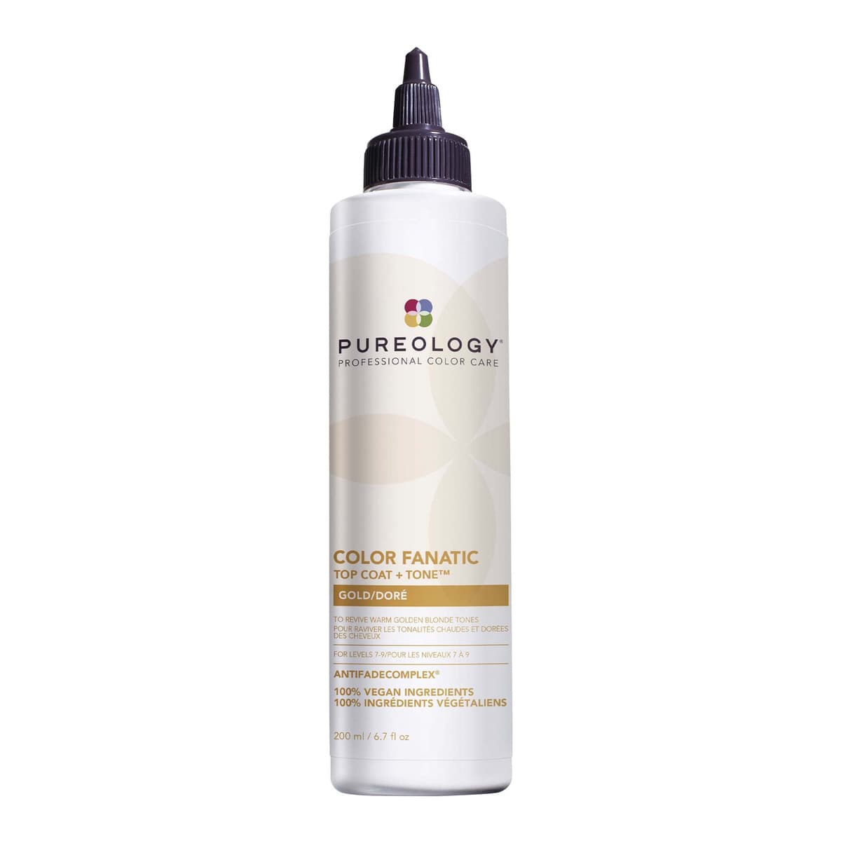Color Fanatic Top Coat + Tone Hair Gloss, Gold
