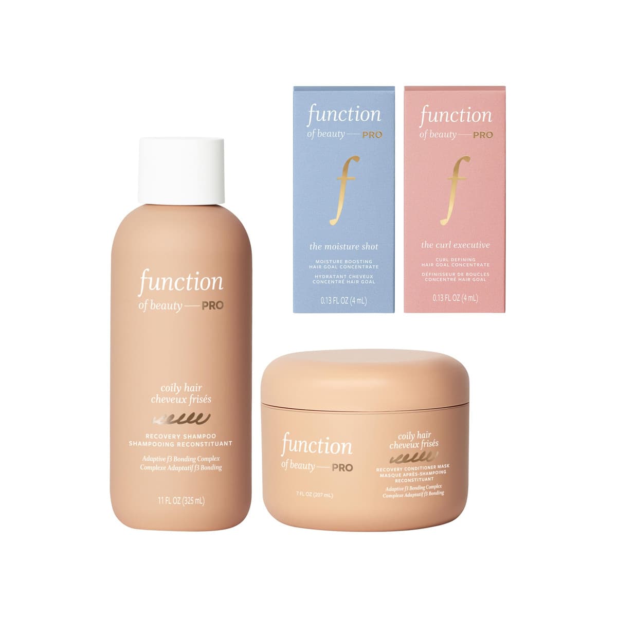 Coily Shampoo & Mask Value Set with Curl Definition and Moisture Boosters