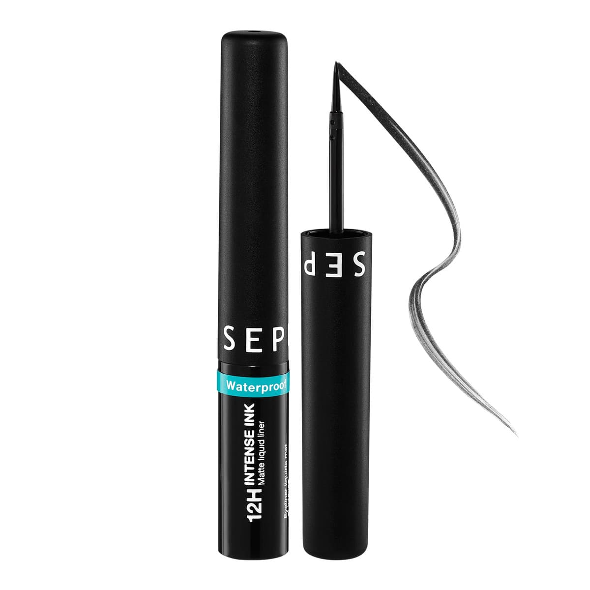 Intense Felt-Tip 12HR Liquid Waterproof Eyeliner, #01 Deep Black
