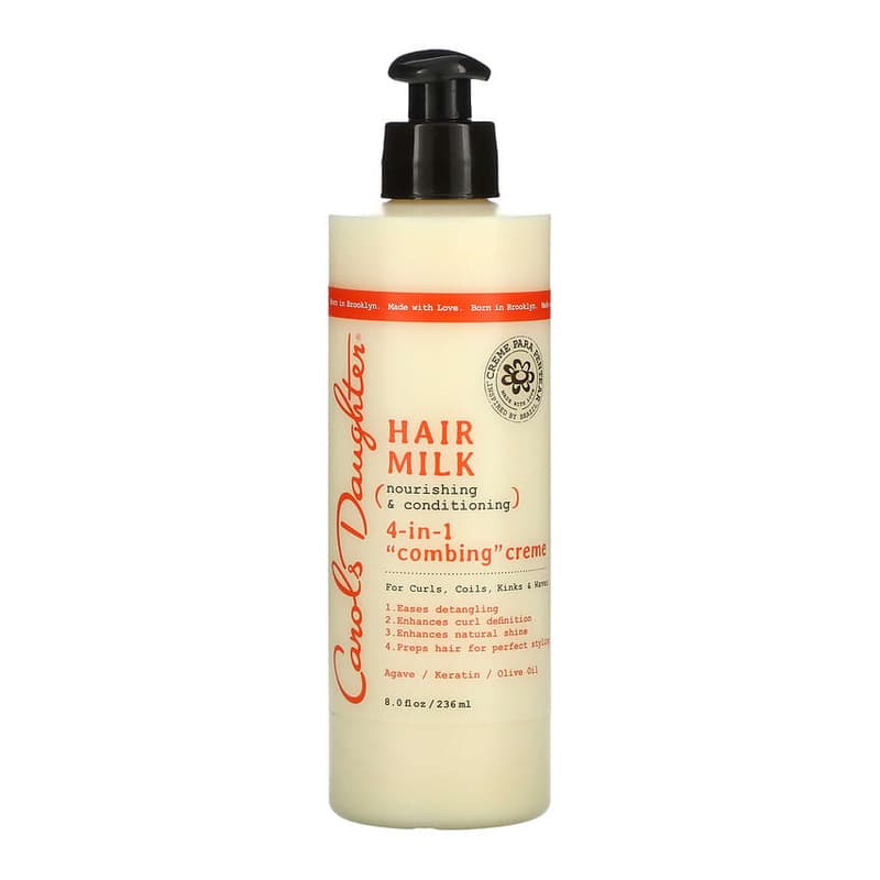 Hair Milk, Nourishing & Conditioning, 4-In-1 Combing Creme, For Curls, Coils, Kinks & Waves